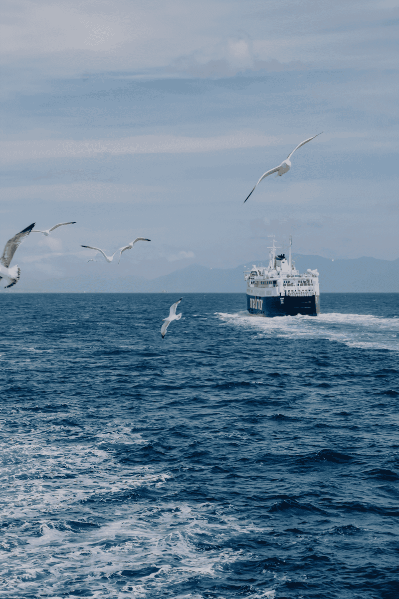 The ferry from Naples to Ischia