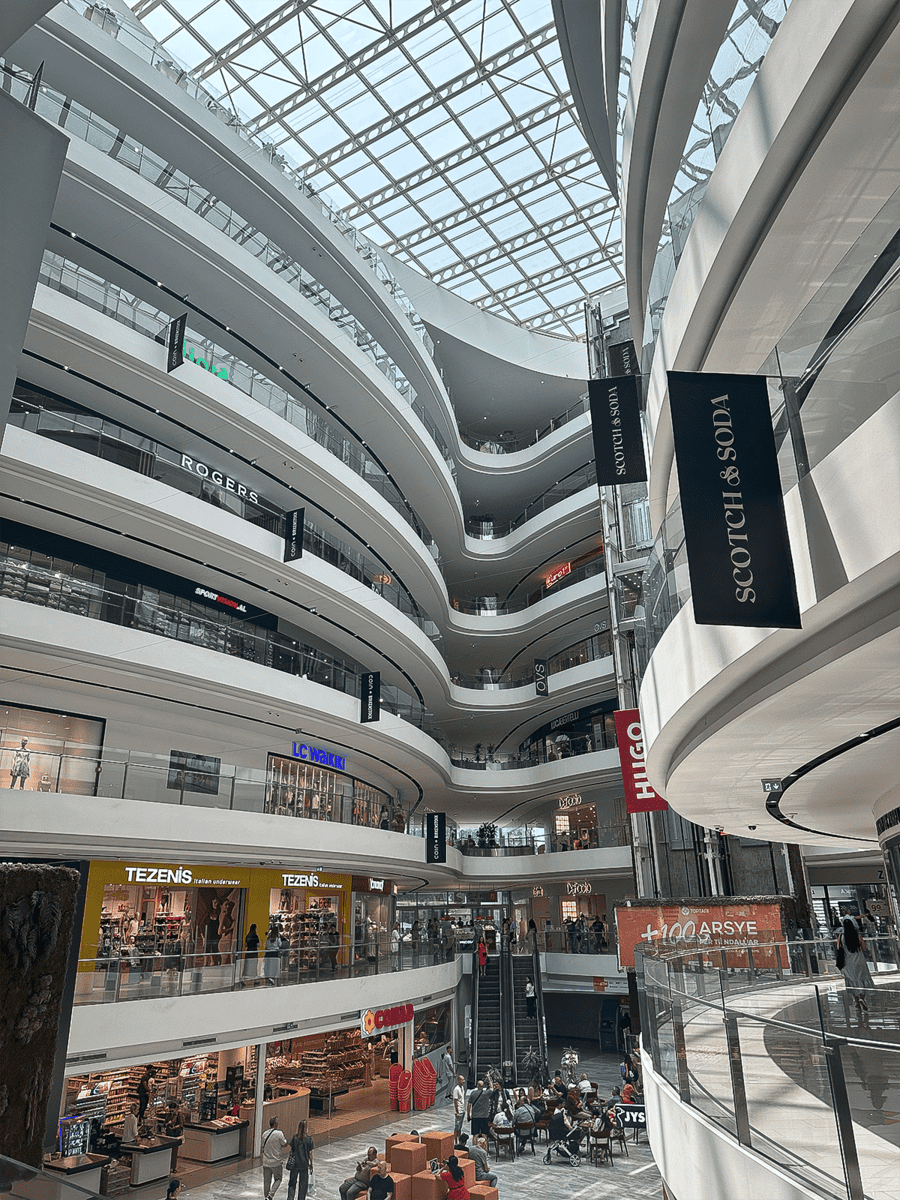 Toptani Mall in Tirana, Albania