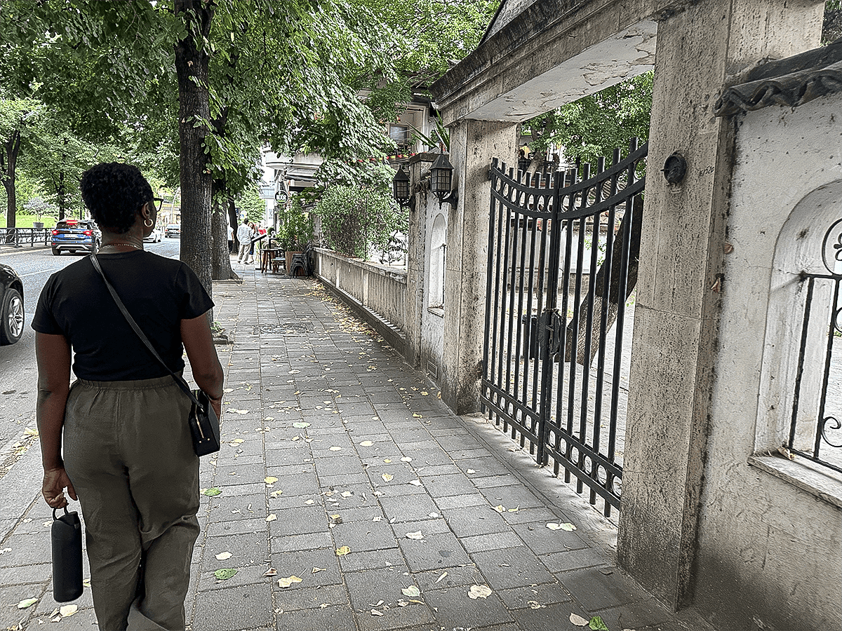 Walking the streets of Tirana, Albania