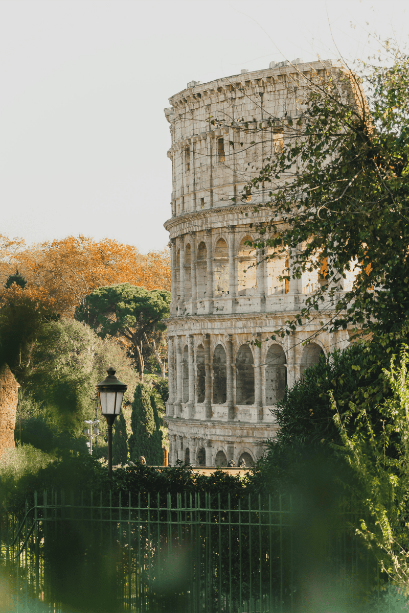 The Colosseum in Rome, Italy