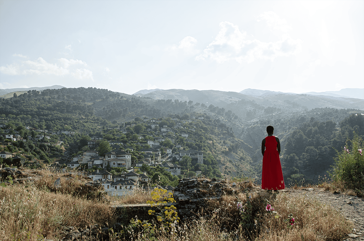 The view from Gjirokaster Castle